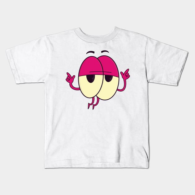 Wise eyes Kids T-Shirt by Pahu Design